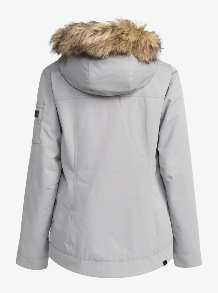 Roxy Snow Jackets Meade Technical Snow Jacket Heather Grey 8211 Womens
