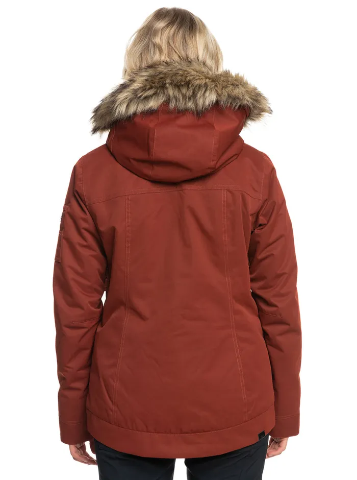 Roxy Snow Jackets Meade Technical Snow Jacket Smoked Paprika 8211 Womens
