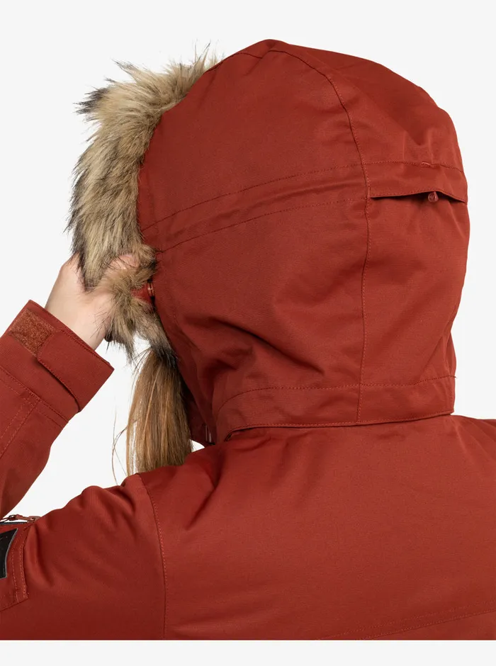 Roxy Snow Jackets Meade Technical Snow Jacket Smoked Paprika 8211 Womens