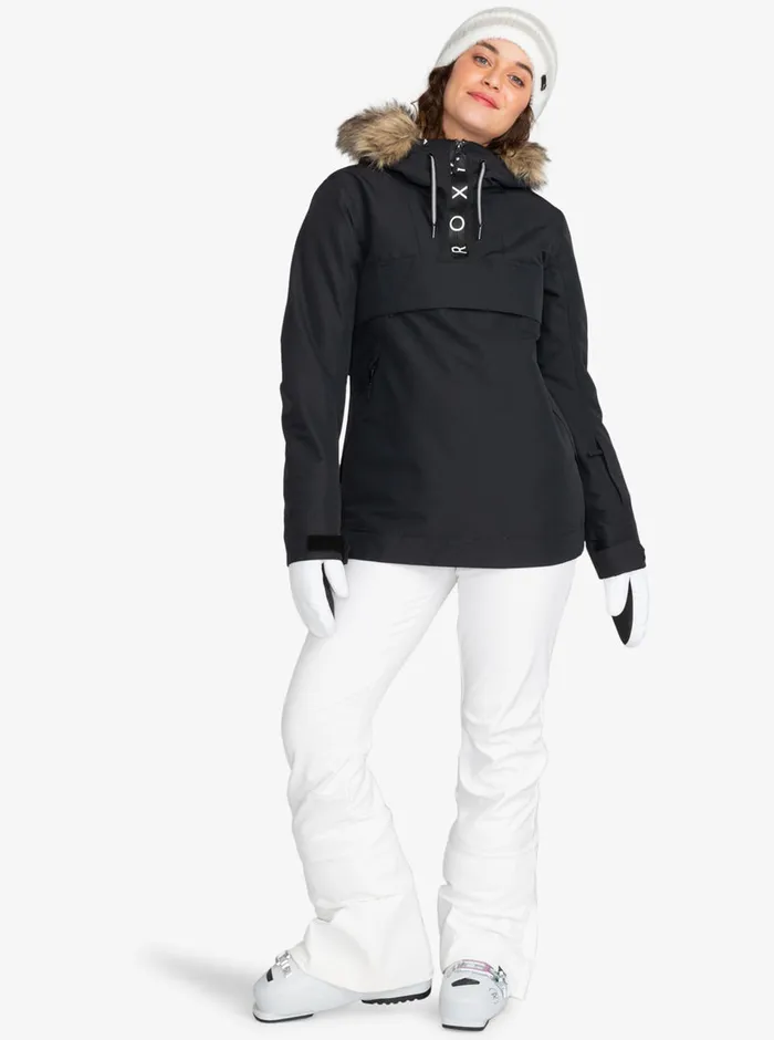 Roxy Snow Jackets Shelter Technical Snow Jacket True Black 8211 Womens
