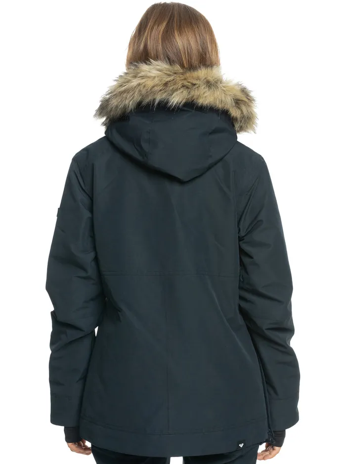 Roxy Snow Jackets Shelter Technical Snow Jacket True Black 8211 Womens