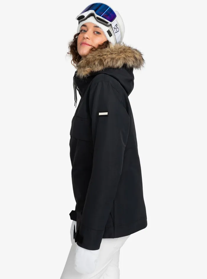 Roxy Snow Jackets Shelter Technical Snow Jacket True Black 8211 Womens
