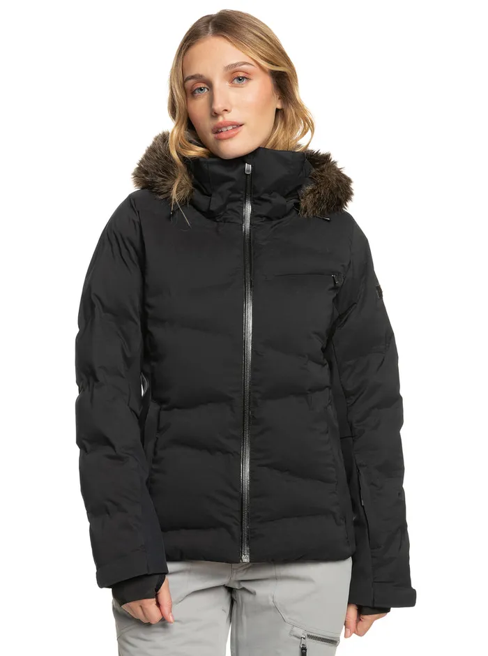 Roxy Snow Jackets Snowstorm Technical Snow Jacket True Black 8211 Womens