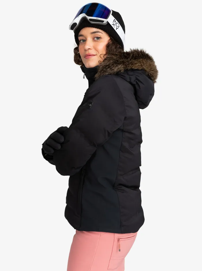 Roxy Snow Jackets Snowstorm Technical Snow Jacket True Black 8211 Womens