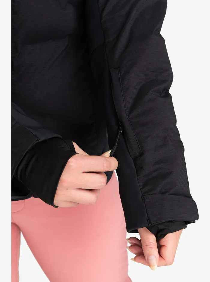 Roxy Snow Jackets Snowstorm Technical Snow Jacket True Black 8211 Womens
