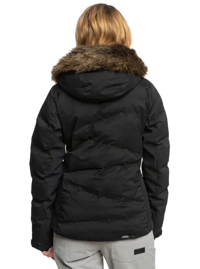 Roxy Snow Jackets Snowstorm Technical Snow Jacket True Black 8211 Womens