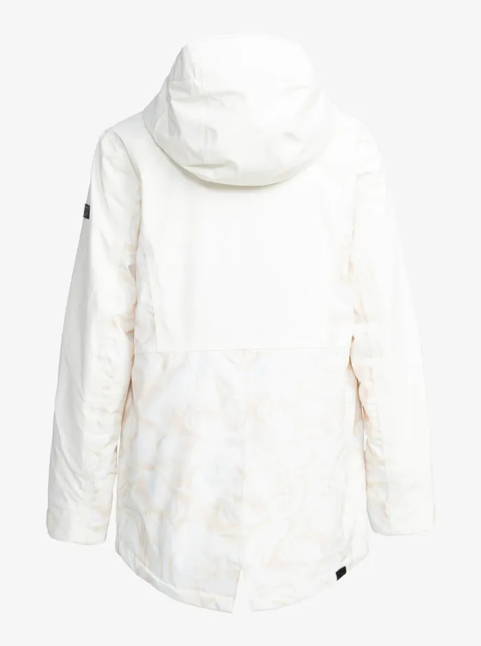 Roxy Snow Jackets Stated Technical Snow Jacket Egret Glow 8211 Womens