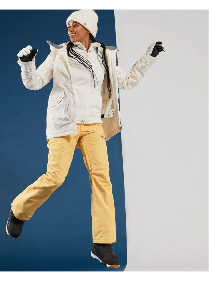 Roxy Snow Jackets Stated Technical Snow Jacket Egret Glow 8211 Womens