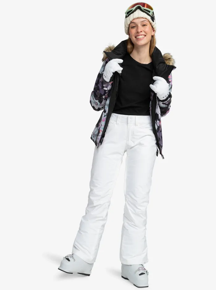 Roxy Snow Pants Backyard Technical Snow Pants Bright White 8211 Womens