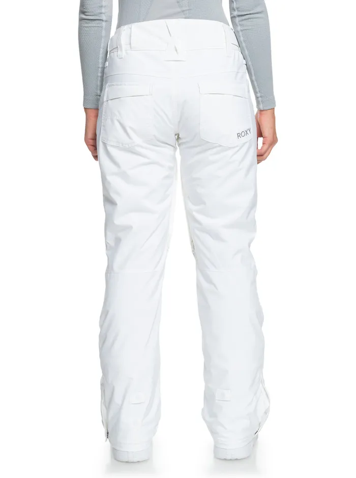 Roxy Snow Pants Backyard Technical Snow Pants Bright White 8211 Womens