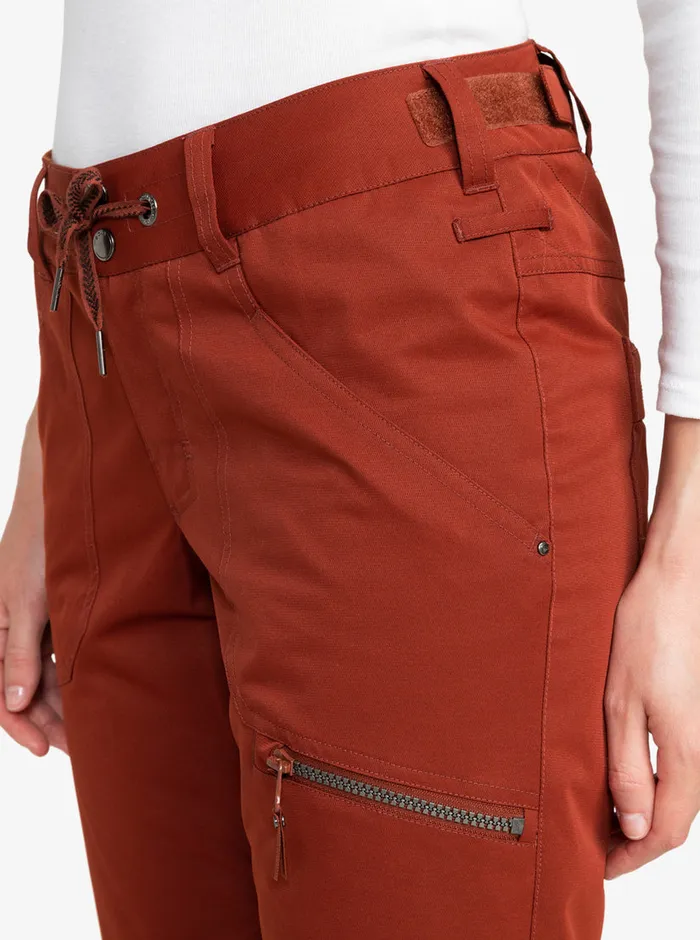 Roxy Snow Pants Nadia Technical Snow Pants Smoked Paprika 8211 Womens