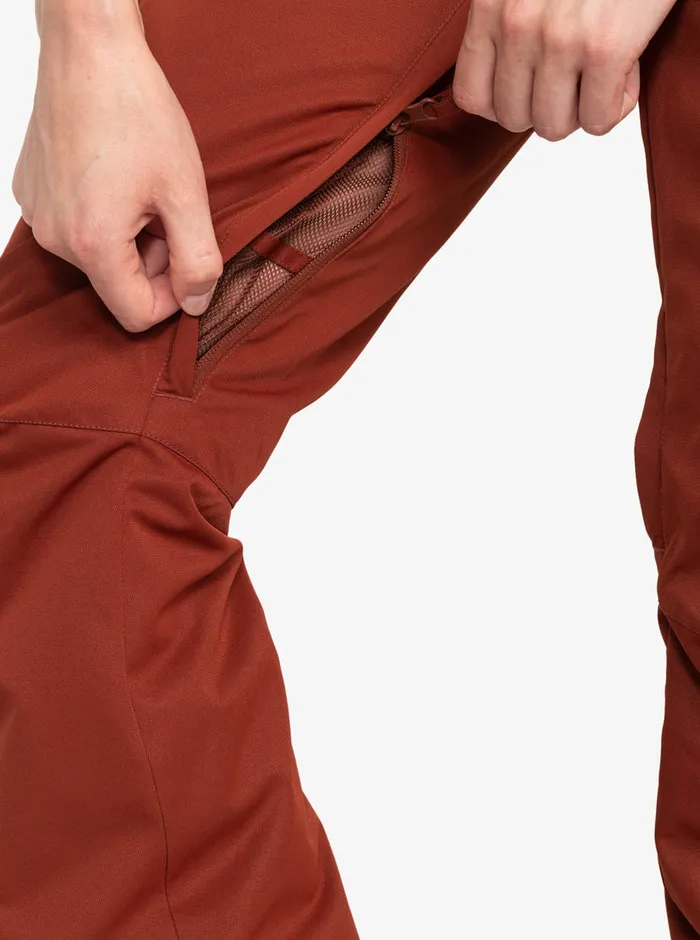 Roxy Snow Pants Nadia Technical Snow Pants Smoked Paprika 8211 Womens