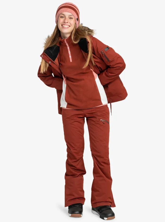 Roxy Snow Pants Nadia Technical Snow Pants Smoked Paprika 8211 Womens