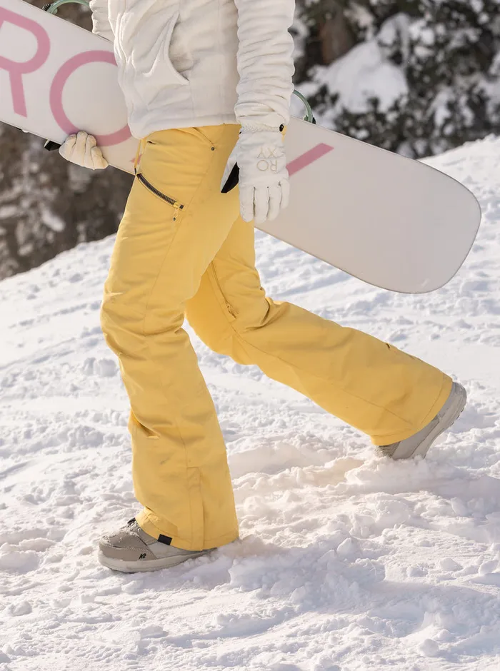 Roxy Snow Pants Nadia Technical Snow Pants Sunset Gold 8211 Womens