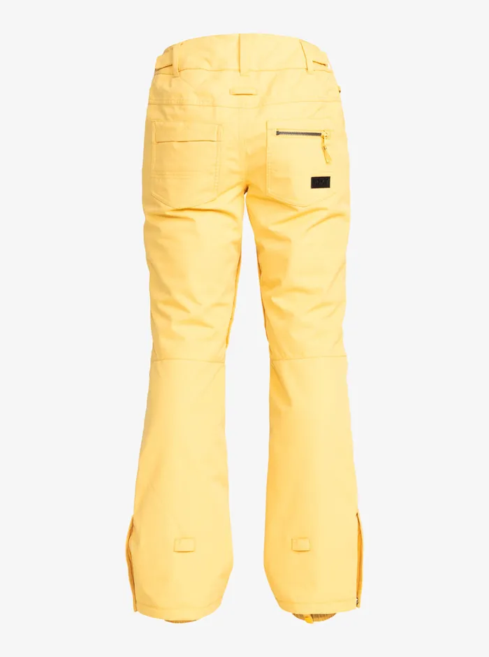Roxy Snow Pants Nadia Technical Snow Pants Sunset Gold 8211 Womens
