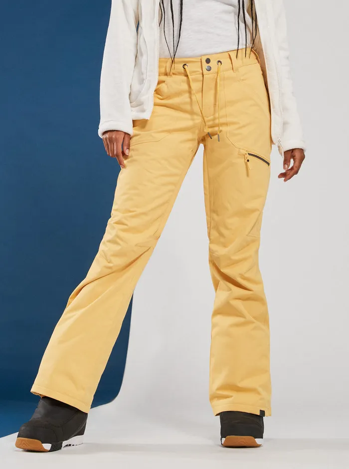 Roxy Snow Pants Nadia Technical Snow Pants Sunset Gold 8211 Womens