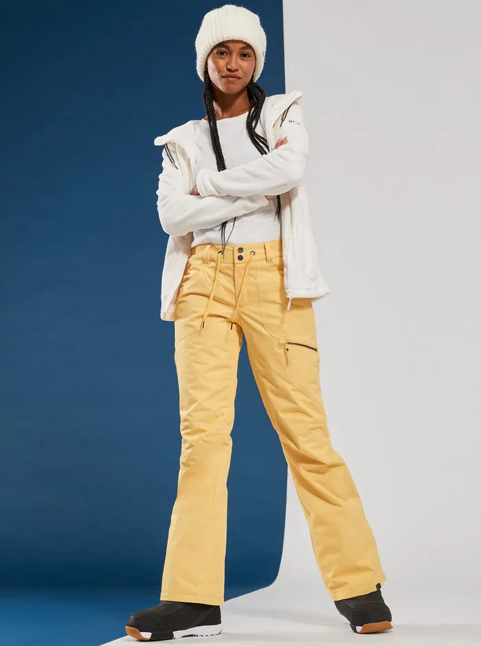 Roxy Snow Pants Nadia Technical Snow Pants Sunset Gold 8211 Womens