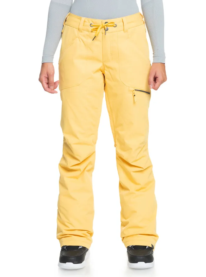 Roxy Snow Pants Nadia Technical Snow Pants Sunset Gold 8211 Womens