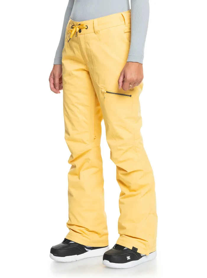 Roxy Snow Pants Nadia Technical Snow Pants Sunset Gold 8211 Womens