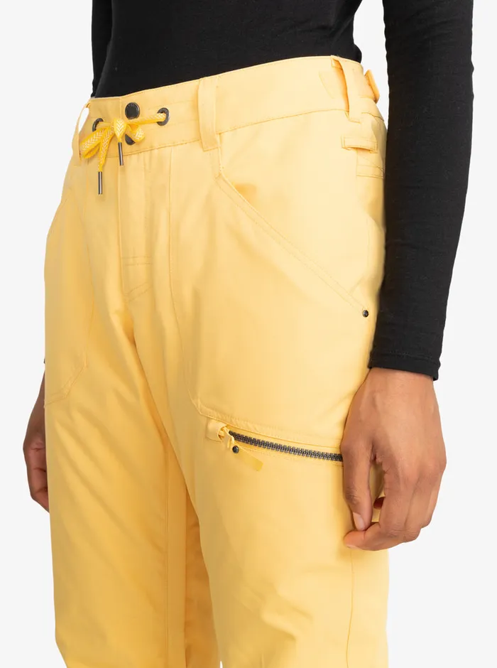 Roxy Snow Pants Nadia Technical Snow Pants Sunset Gold 8211 Womens