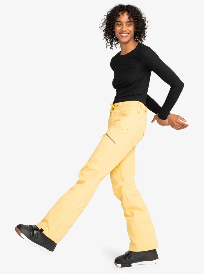 Roxy Snow Pants Nadia Technical Snow Pants Sunset Gold 8211 Womens