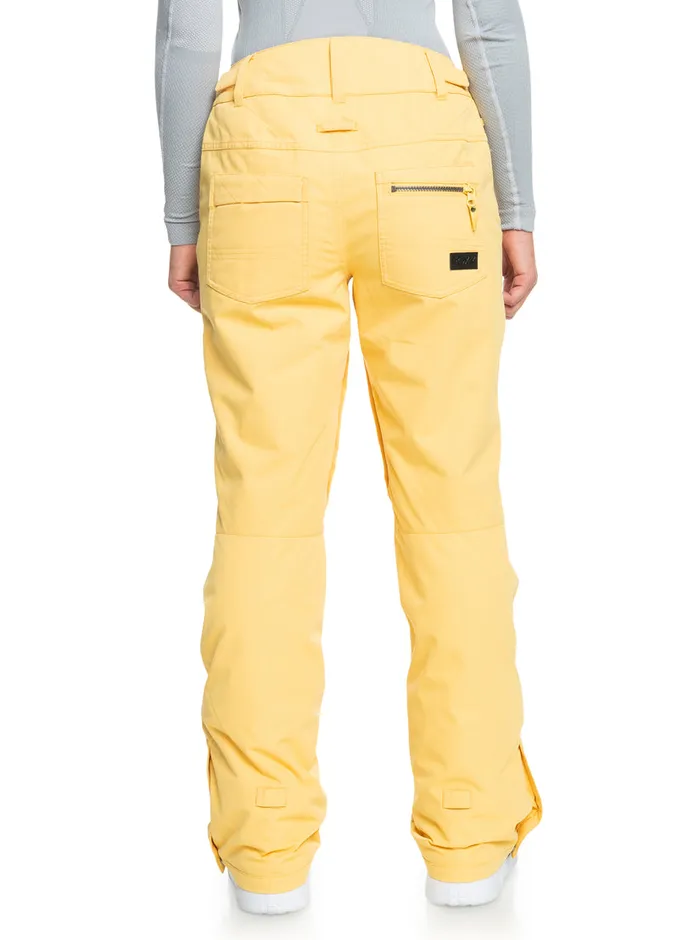 Roxy Snow Pants Nadia Technical Snow Pants Sunset Gold 8211 Womens