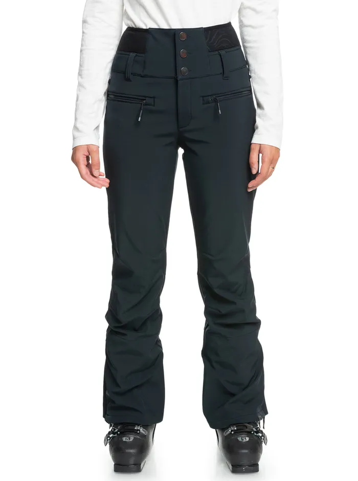 Roxy Snow Pants Rising High Short Technical Snow Pants True Black 8211 Womens