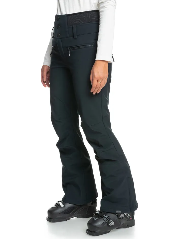 Roxy Snow Pants Rising High Short Technical Snow Pants True Black 8211 Womens
