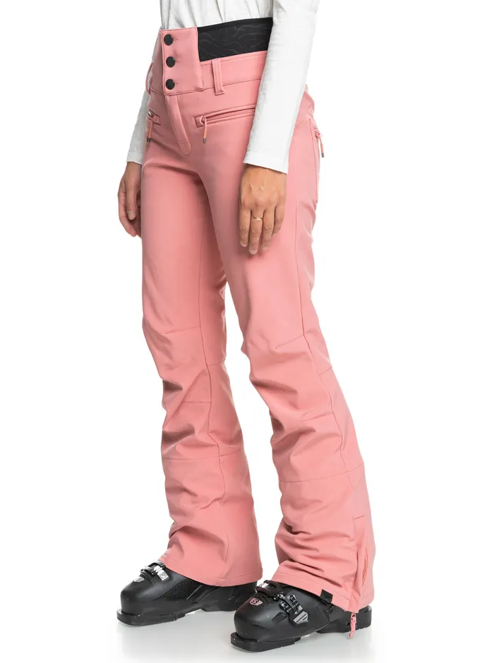 Roxy Snow Pants Rising High Technical Snow Pants Dusty Rose 8211 Womens