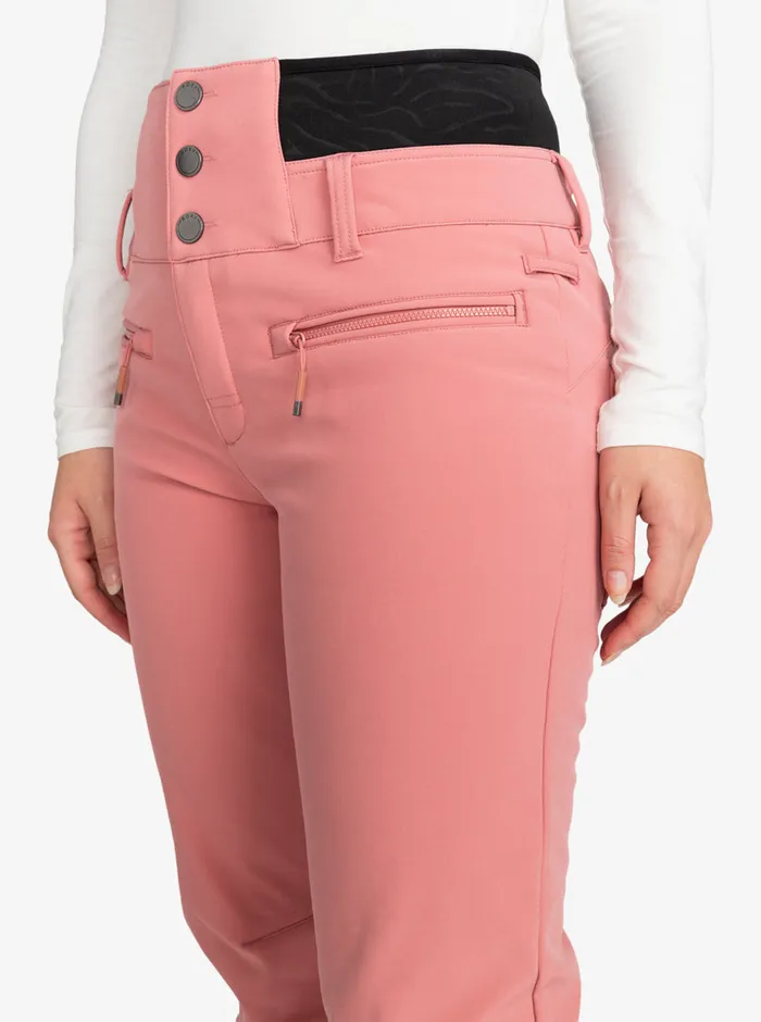 Roxy Snow Pants Rising High Technical Snow Pants Dusty Rose 8211 Womens