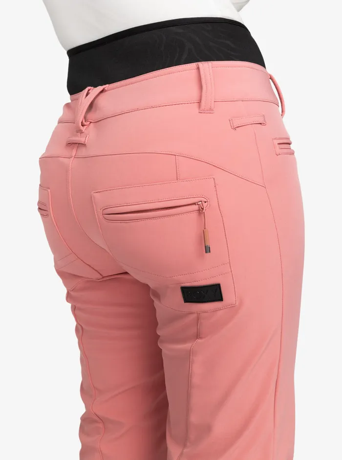 Roxy Snow Pants Rising High Technical Snow Pants Dusty Rose 8211 Womens