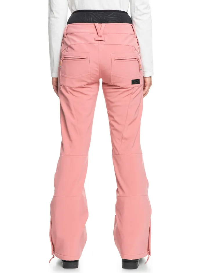 Roxy Snow Pants Rising High Technical Snow Pants Dusty Rose 8211 Womens