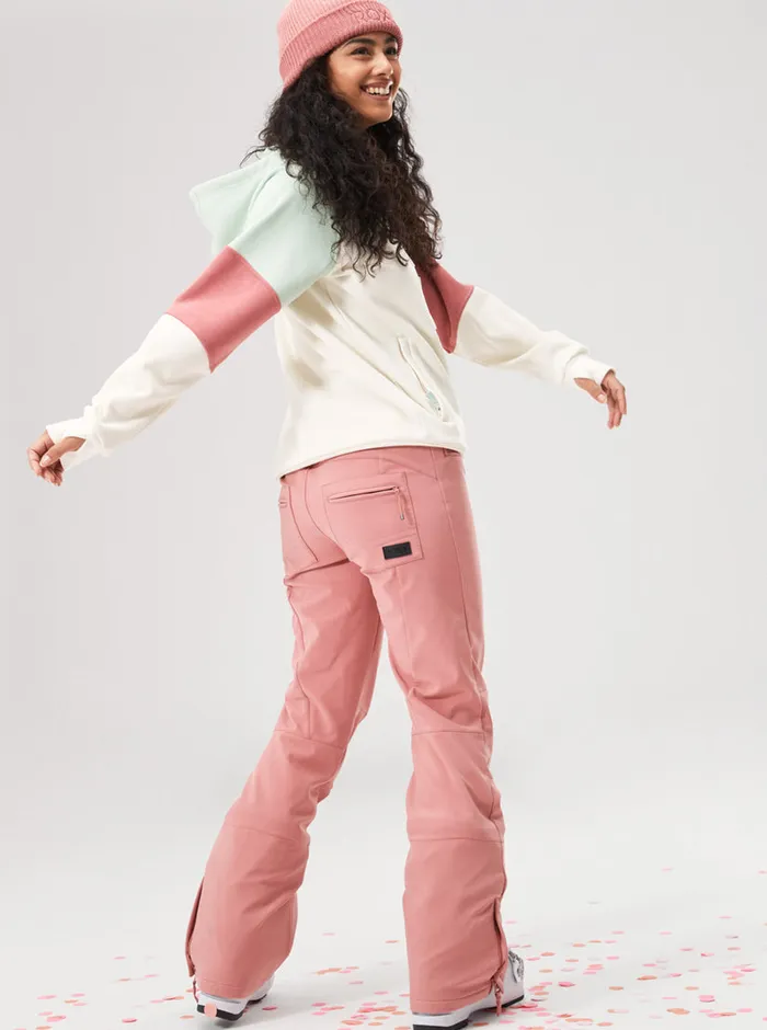 Roxy Snow Pants Rising High Technical Snow Pants Dusty Rose 8211 Womens