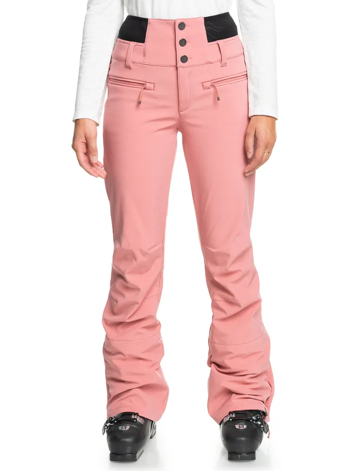 Roxy Snow Pants Rising High Technical Snow Pants Dusty Rose 8211 Womens