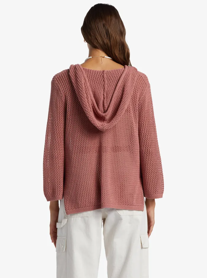Roxy Sweaters After Beach Break VNeck Sweater Ash Rose 8211 Womens