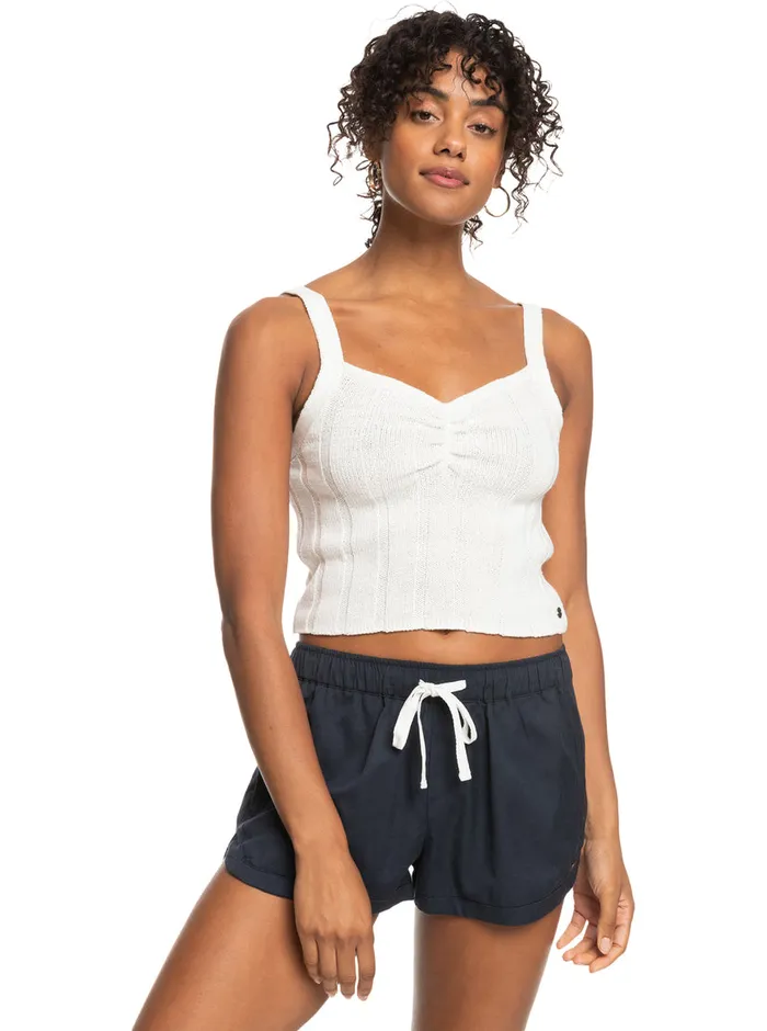 Roxy Sweaters Island Beauty Knitted Tank Top Tapioca 8211 Womens