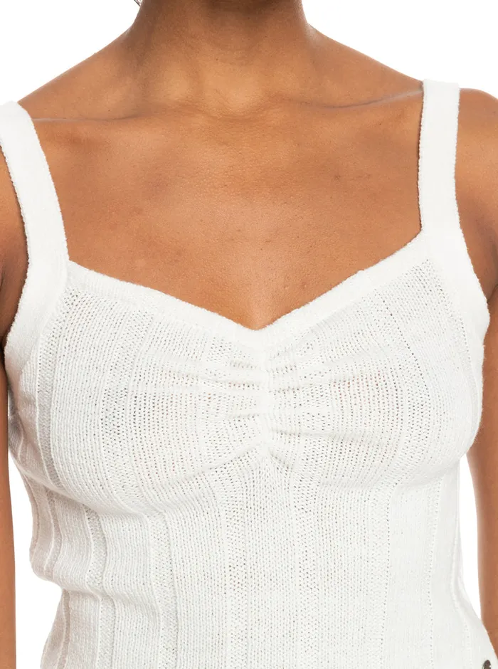 Roxy Sweaters Island Beauty Knitted Tank Top Tapioca 8211 Womens