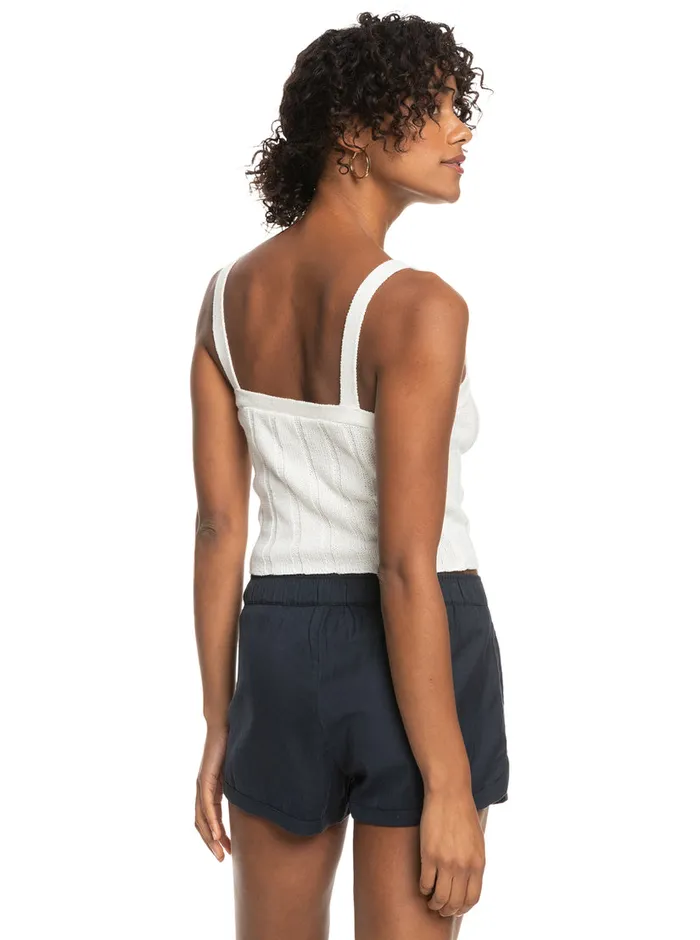 Roxy Sweaters Island Beauty Knitted Tank Top Tapioca 8211 Womens