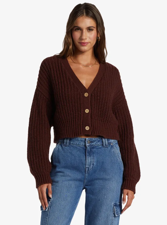 Roxy Sweaters Sundaze Sweater Bitter Chocolate 8211 Womens