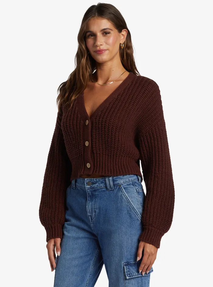 Roxy Sweaters Sundaze Sweater Bitter Chocolate 8211 Womens