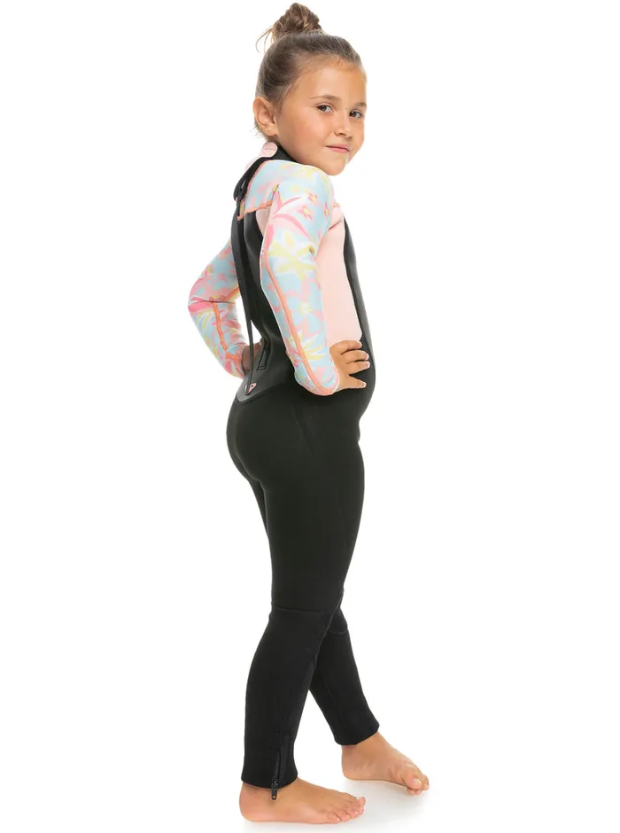 Roxy Swim 27 32mm Prologue Back Zip Wetsuit Tanager Tur Tw Floral Conf 8211 Girls