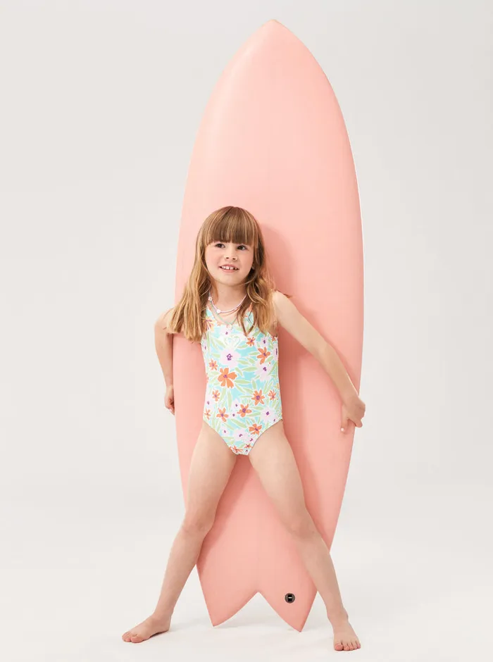 Roxy Swim 27 Hawaiian Spirit OnePiece Swimsuit Aruba Blue Hawaiian Spirit 8211 Girls Roxy Swim 27 Hawaiian Spirit OnePiece Swimsuit Aruba Blue Hawaiian Spirit 8211 Girls