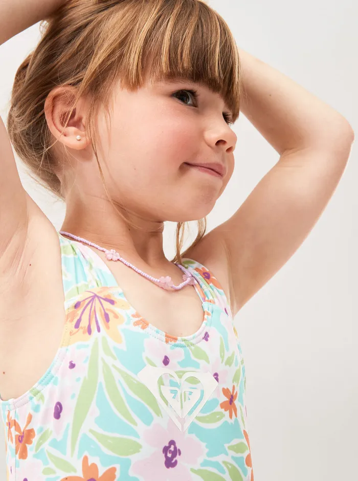 Roxy Swim 27 Hawaiian Spirit OnePiece Swimsuit Aruba Blue Hawaiian Spirit 8211 Girls