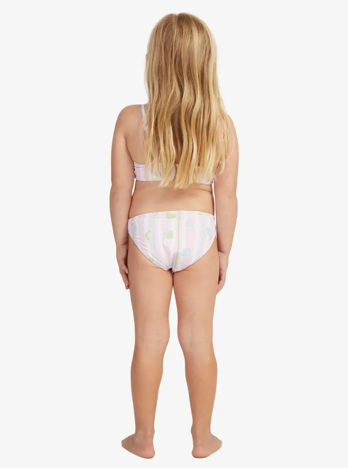 Roxy Swim 27 Pineapple Line Crop Top Set Bikini Set Pirouette Pineapple Line 8211 Girls