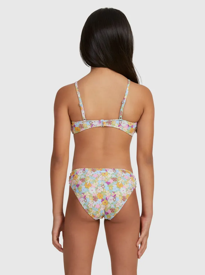 Roxy Swim 716 Nostalgic Seaside Two Piece Bralette Bikini Set Fern Memories 8211 Girls
