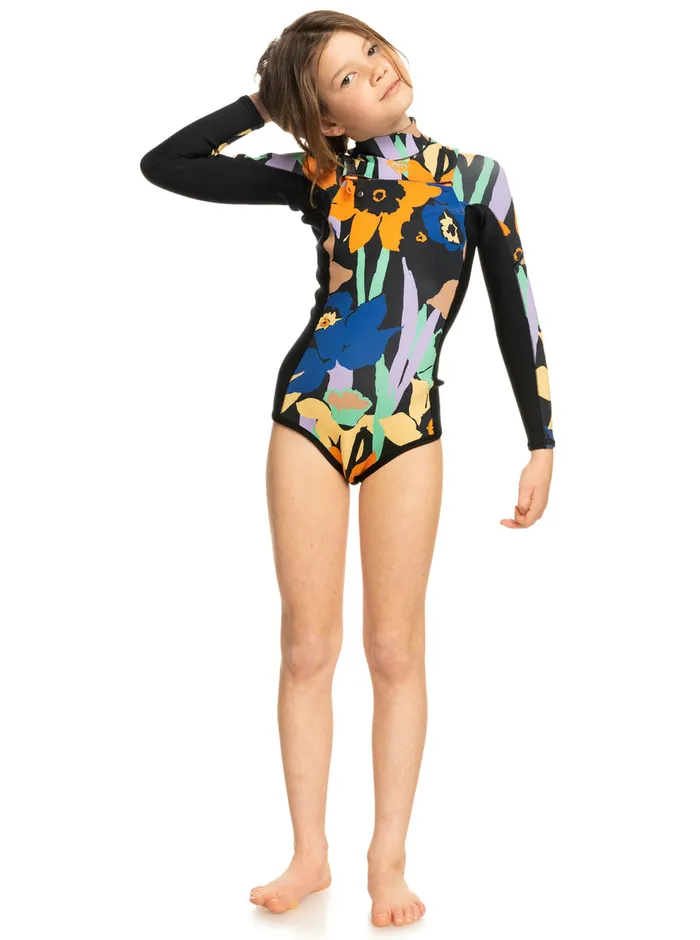 Roxy Swim 816 15mm Current Of Cool Long Sleeve Springsuit Anthracite 8211 Girls