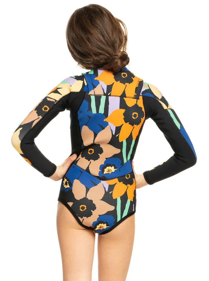 Roxy Swim 816 15mm Current Of Cool Long Sleeve Springsuit Anthracite 8211 Girls