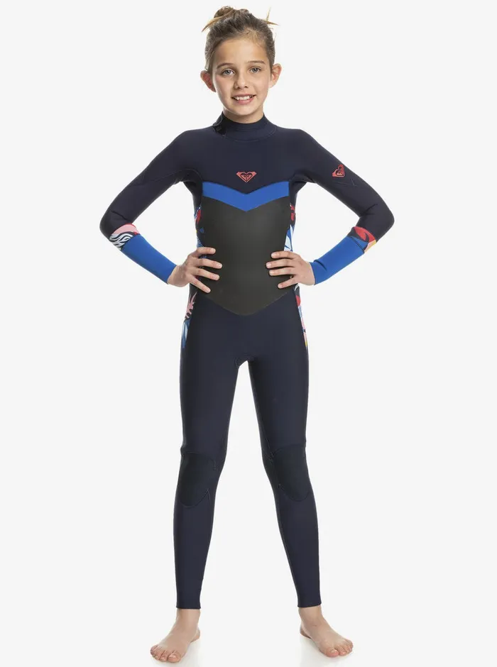 Roxy Swim 816 32mm Syncro GBS Long Sleeve Fullsuit Navy Nightsyacht Blue 8211 Girls Roxy Swim 816 32mm Syncro GBS Long Sleeve Fullsuit Navy Nightsyacht Blue 8211 Girls