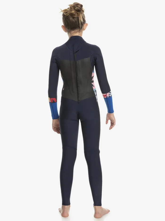 Roxy Swim 816 32mm Syncro GBS Long Sleeve Fullsuit Navy Nightsyacht Blue 8211 Girls