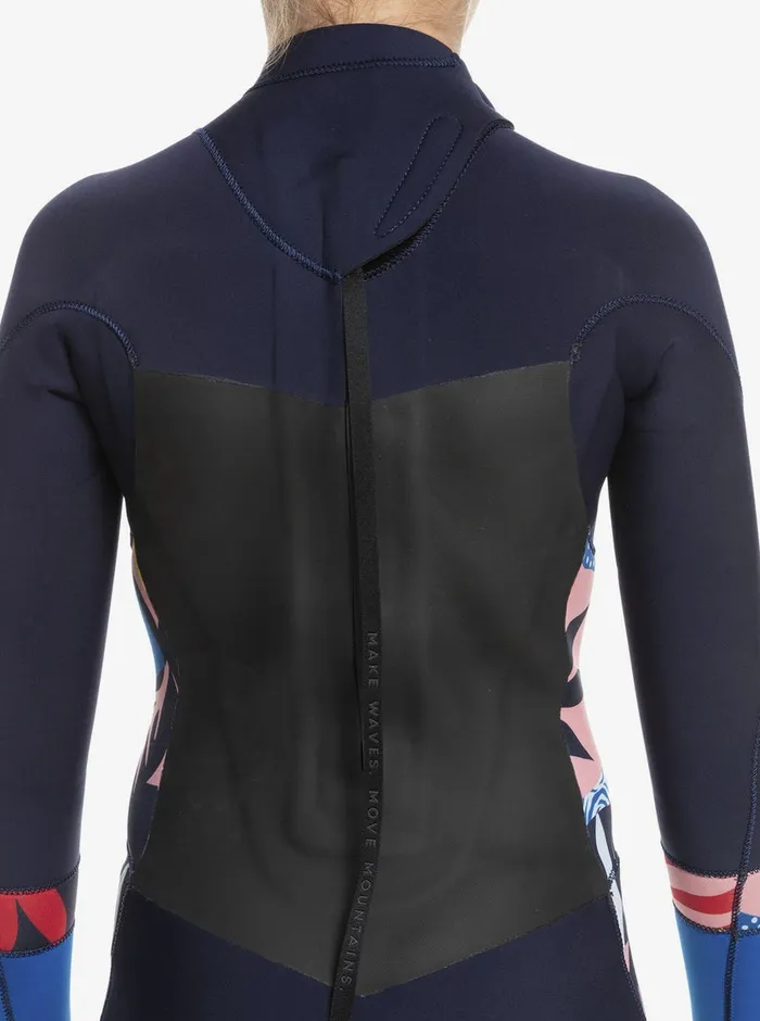 Roxy Swim 816 32mm Syncro GBS Long Sleeve Fullsuit Navy Nightsyacht Blue 8211 Girls